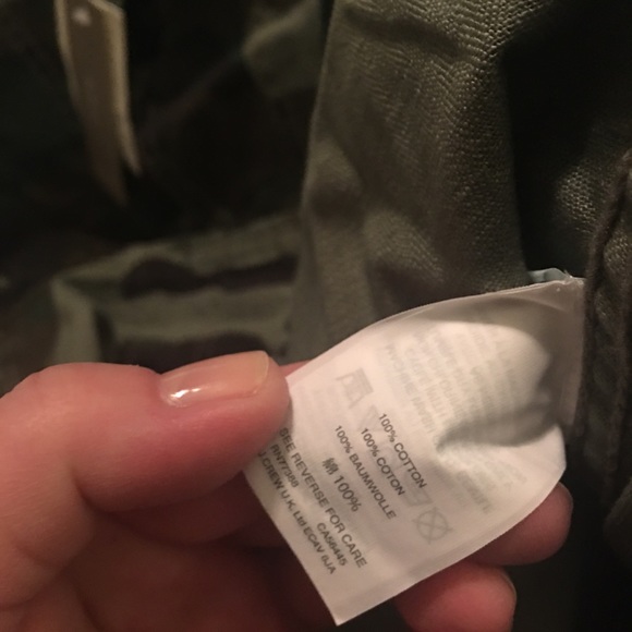 NWT J. Crew Camouflage Utility Shirt Jacket Large - Picture 7 of 8